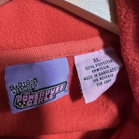 Vintage Powerpuff Girls Fleece Full Zip Vest Women’s Size XL Cartoon Network - Picture 6 of 7